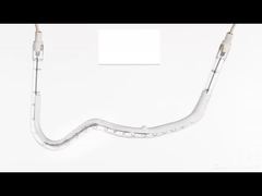 شاهد: 230 فولت 1380 وات أنبوب سخان الأشعة تحت الحمراء المطلي بالذهب ثلاثي الأبعاد IR مصباح عرض