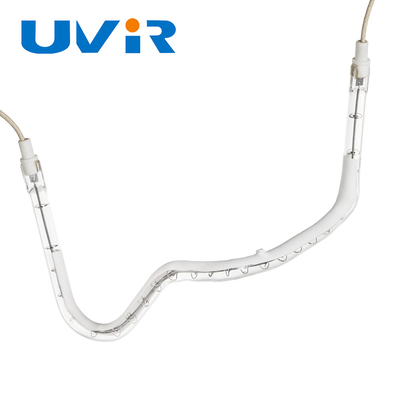 سعر جيد مصباح سخان كوارتز بالأشعة تحت الحمراء ثلاثي الأبعاد مطلي بالسيراميك الأبيض 8-14 مللي متر 1100-2600C الانترنت