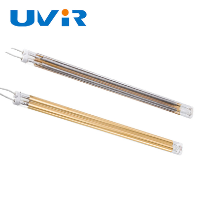 سعر جيد مصباح تسخين بالأشعة تحت الحمراء متوسطة الموجة مطلي بالذهب 1000 واط 480 فولت الانترنت