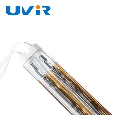 سعر جيد مصباح الأشعة تحت الحمراء متوسط الموجة 2500 واط 415 فولت أنبوب كوارتز مطلي بالذهب الانترنت