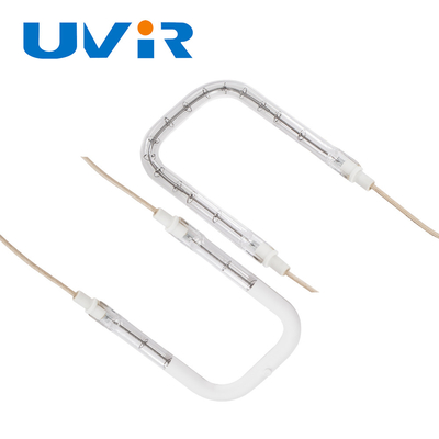 مصباح التدفئة تحت الحمراء الأبيض ذو الشكل U UVIR 10mm