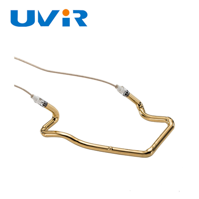 Good price 3D كونتور المشعاع مطلية بالذهب أنبوب عنصر التدفئة بالأشعة تحت الحمراء لحام البلاستيك الانترنت