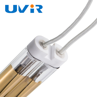 مصباح تسخين بالأشعة تحت الحمراء مزدوج الأنبوب متوسط الموجة 3000 واط 380 فولت