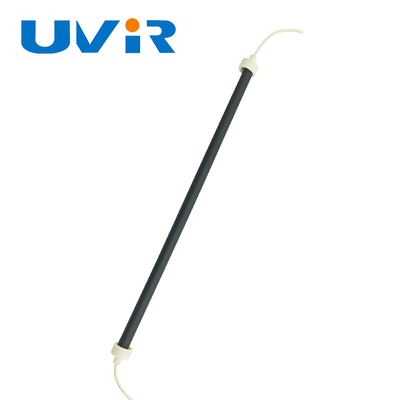 Good price أسود أنبوب الكوارتز الأشعة تحت الحمراء مصباح الأشعة تحت الحمراء طويلة موجة 50-500mm للعلاج الانترنت