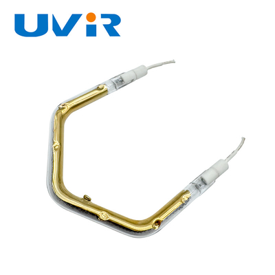 Good price أنبوب عنصر التسخين الأشعة تحت الحمراء الواحد نصف مطلي بالذهب مطلي بالذهب مخصص 150-6000W الانترنت