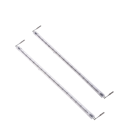 سعر جيد SHC100469 Clear quartz Short wave heater tube single IR Halogen Lamp الانترنت