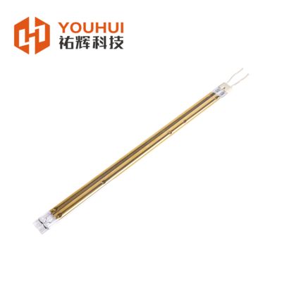 مصباح الأشعة تحت الحمراء من التنجستن مزدوج الأنبوب المطلي بالذهب 1000 واط 220 فولت