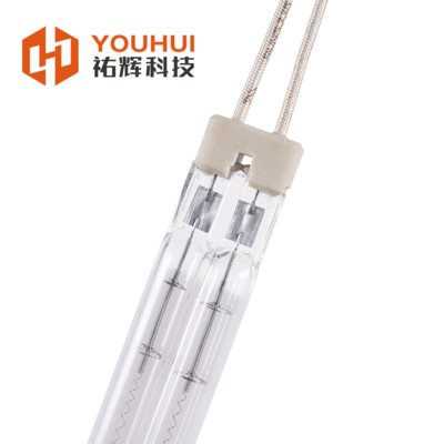 سعر جيد مصباح التدفئة تحت الحمراء الهالوجيني مزدوج الأنابيب 200-4000W 55-575V الانترنت