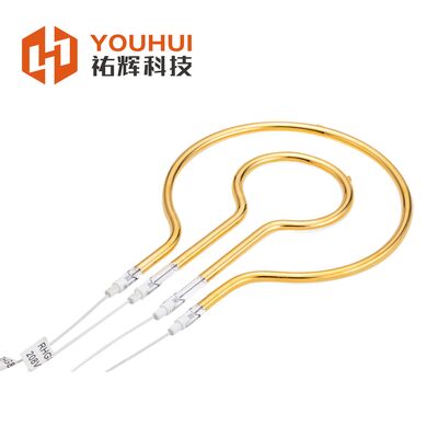 سعر جيد 1600 واط الذهب عاكس حلقة مصباح الحرارة الأشعة تحت الحمراء 240 فولت الانترنت