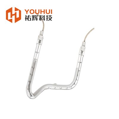 سعر جيد مصباح الأشعة تحت الحمراء قصير الموجة مطلي بالذهب بقوة 1660 واط و 230 فولت من الكوارتز لتدفئة صناعية الانترنت