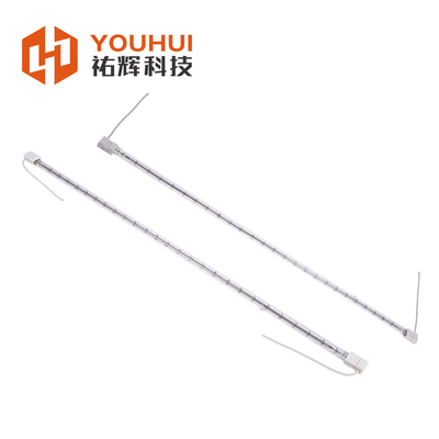 سعر جيد مصباح تسخين هالوجين بالأشعة تحت الحمراء مستقيم بأنبوب واحد مع وقت عمل 5000 ساعة ووقت استجابة 1 ثانية للتسخين المسبق الصناعي بالموجات القصيرة الانترنت