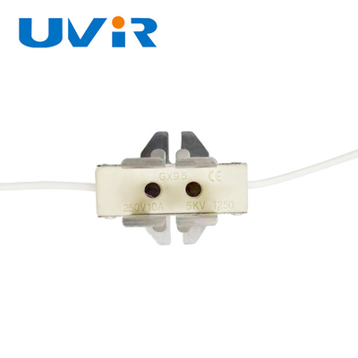 Good price GX9.5 IR مصباح حامل ، 250V 5KV الحرارة مصباح المشابك لسخان أنبوب مزدوج الانترنت