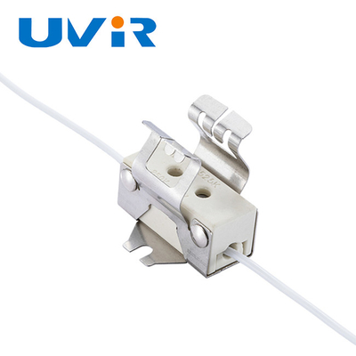 Good price الأشعة تحت الحمراء مصباح السيراميك الحرارة حامل لمبة ، 10A 250V 5KV مصباح حامل كليب الانترنت