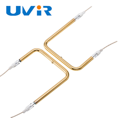 Good price أنبوب عنصر التسخين بالأشعة تحت الحمراء UVIR ، خيوط التنغستن المسخن على شكل U 500w الانترنت