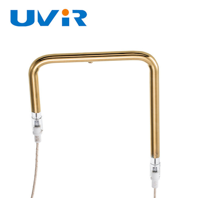 سعر جيد أنبوب عنصر التدفئة بالأشعة تحت الحمراء المطلي بالذهب UVIR 910W 230V الانترنت