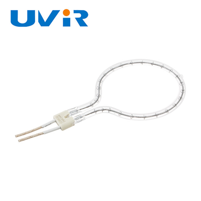 Good price تخصيص واضح أنبوب الكوارتز عالية حلقة مصابيح الأشعة تحت الحمراء 230V مقاومة تأثير الحرارة الانترنت
