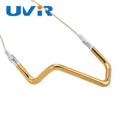 Good price 3D شكل أنبوب التسخين بالأشعة تحت الحمراء ، طلاء الذهب استبدال عنصر التسخين بالأشعة تحت الحمراء الانترنت