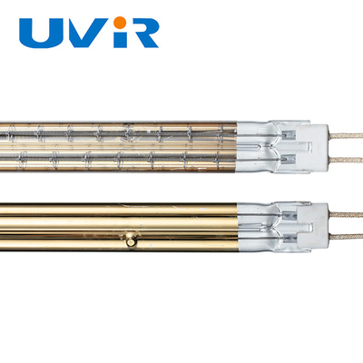 مصباح IR ذي الطلاء الذهبي المتوسط 1060mm 6200W 400V