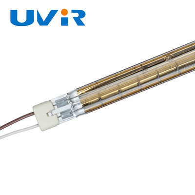Good price مصباح حراري كوارتز قصير الموجة 400V 5400W 11x23mm عاكس ذهبي الانترنت