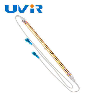 مصباح الأشعة تحت الحمراء الكوارتزية الموجة القصيرة 220 فولت 500 واط للساونا والتدفئة الصناعية